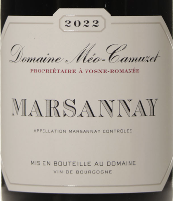 Domaine Meo-Camuzet Marsannay 2022